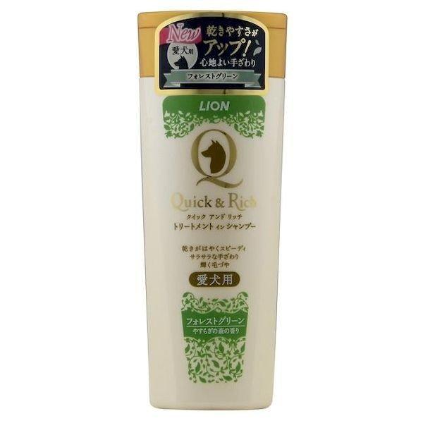 4903351098060 【24個入】クイック＆リッチ トリートメントインシャンプー フォレストグリーン 愛犬用【キャンセル不可】