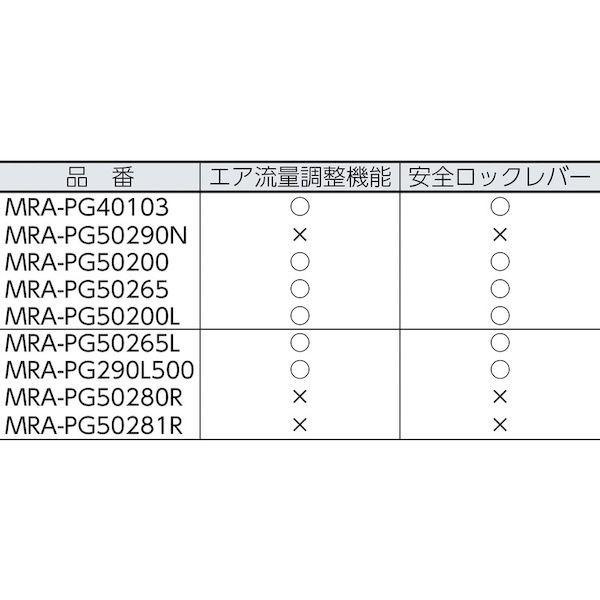 あすつく対応 「直送」 ムラキ MRA-PG40103 エアグラインダ 前方排気 ストレートタイプ MRAPG40103_1