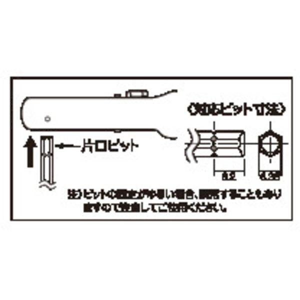 あすつく対応 「直送」 ＳＰ SP-7250H 薄型ビットタイプラチェットレンチ 最大締付トルク３２ SP7250H_3