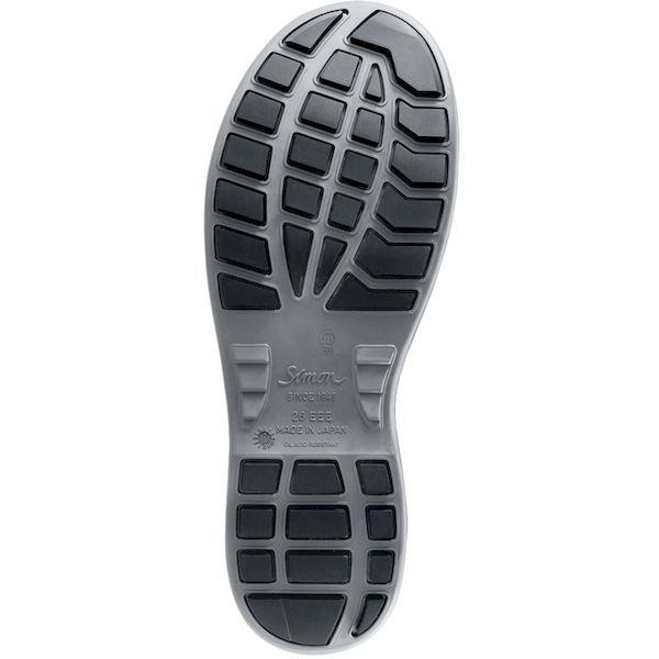 直送 シモン SIMON 8538N-26.5 安全靴 マジック式 8538黒 26.5cm 短靴
