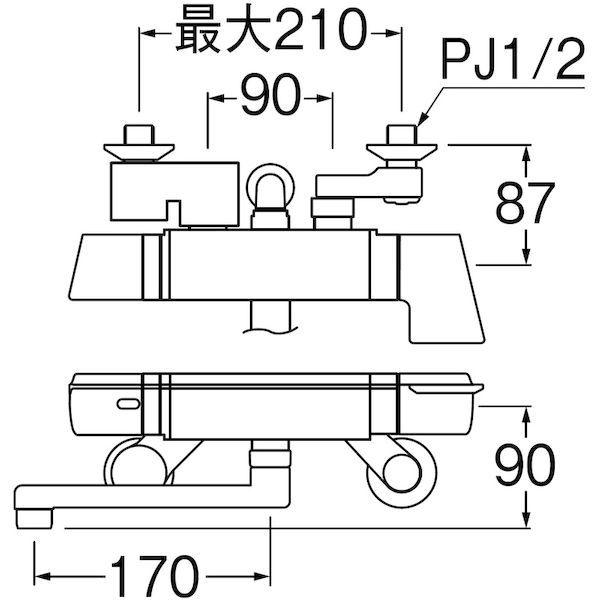 あすつく対応 「直送」 ＳＡＮＥＩ SK18121CTCK-13 サーモシャワー混合栓 SK18121CTCK13_7
