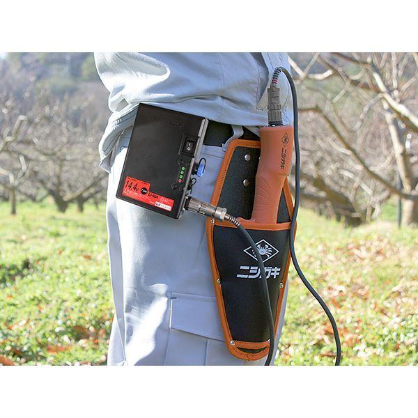 ニシガキ N-928 太丸ハンディー25 バッテリー・充電器付き N928 : 電子