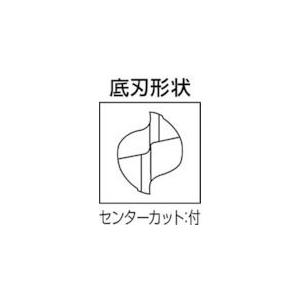 あすつく対応 「直送」 三菱Ｋ VA2SSD1600 ２枚刃バイオレット ハイススクエアエンドミルショット刃長 Ｓ １６ｍｍVA-2SSD1600 1_1