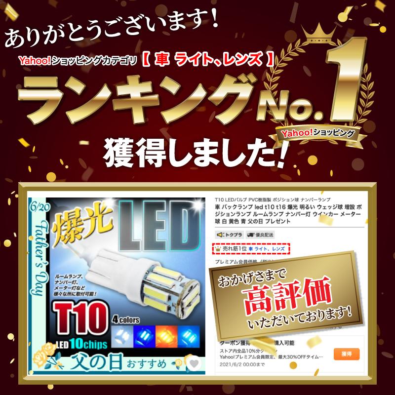 車 バックランプ Led T10 T16 爆光 明るい ウェッジ球 増設 ポジションランプ ルームランプ ナンバー灯 ウインカー メーター球 白 黄色 青 Mts 494 立体マスクならワクワク倉庫 通販 Yahoo ショッピング
