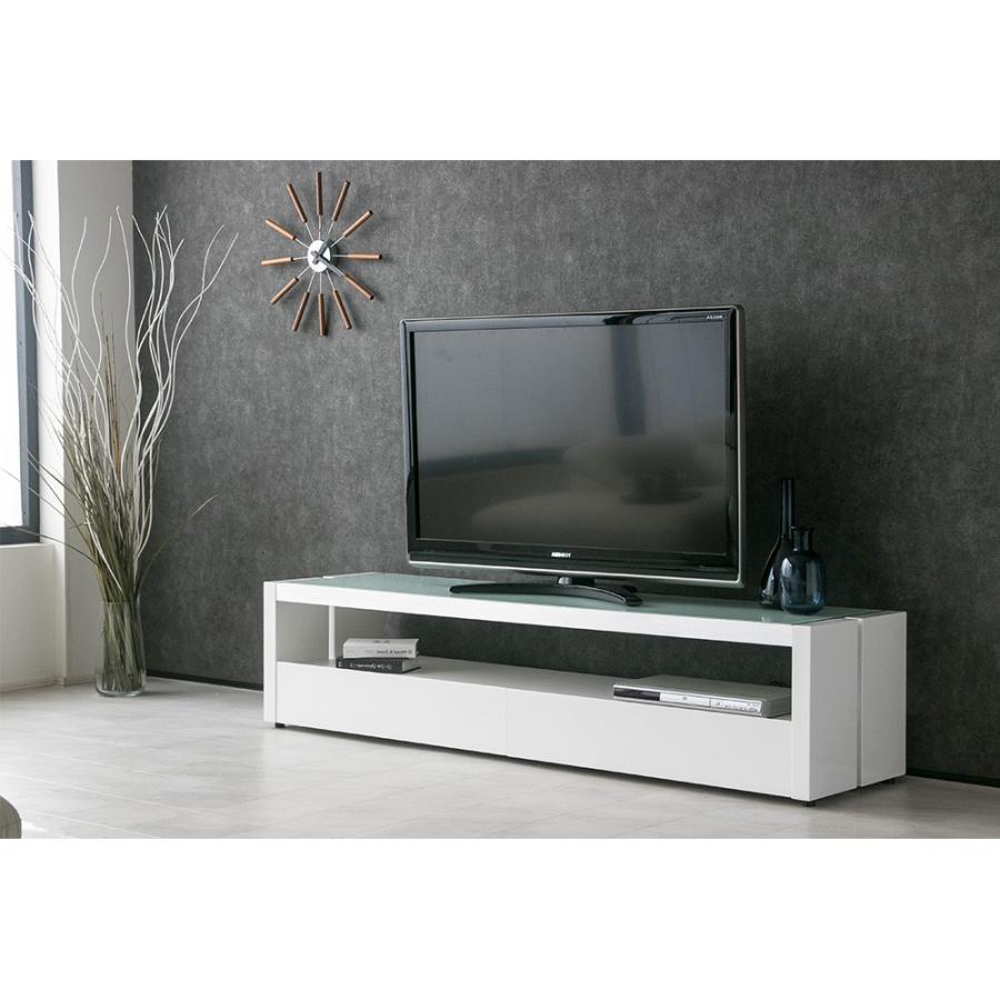 テレビ台 テレビボード おしゃれ 北欧 180cm 収納 ガラス 木製 モダン