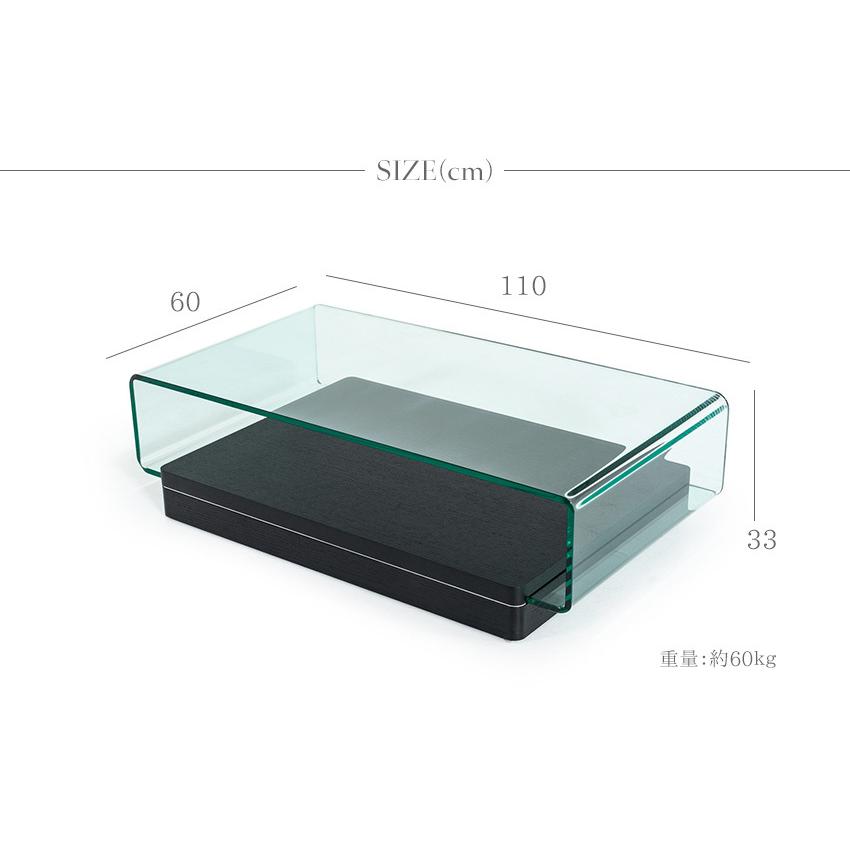 センターテーブル リビングテーブル ガラス おしゃれ 北欧 ローテーブル モダン 高級  収納 110cm 853A｜ec-furniture｜16