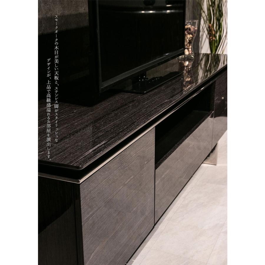 テレビボード テレビ台 高級感 モダン ブラック 180 ローボード TV