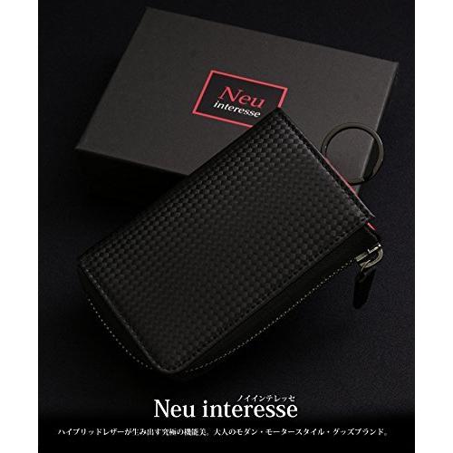 おまけ付 当社限定 ハイブリッドレザー シャッテン キーケース インテレッセ ノイ Interesse ノイ インテレッセ Neu 別注モデル 01 ブラック メンズ 財布 帽子 ファッション小物 Headshotsbar Com