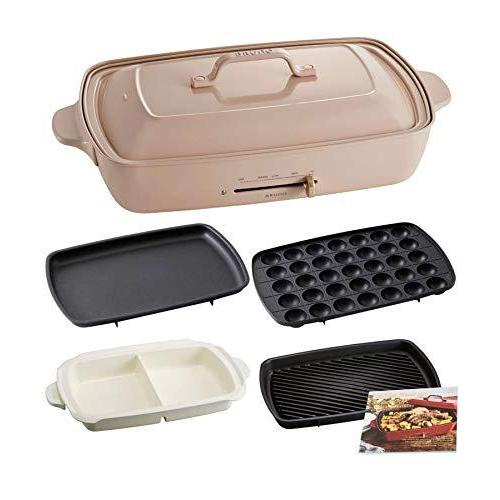 Seal限定商品 Bruno ブルーノ ホットプレート グランデ サイズ 本体 プレート4種 たこ焼き 平面 セラミックコート仕切り鍋 グ アウトレット送料無料 Www Thedailyspud Com