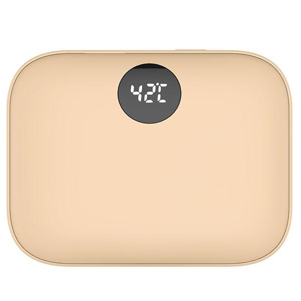 Coolean あったかPOMI USB充電式カイロ・バッテリー 9600mAh ベージュ