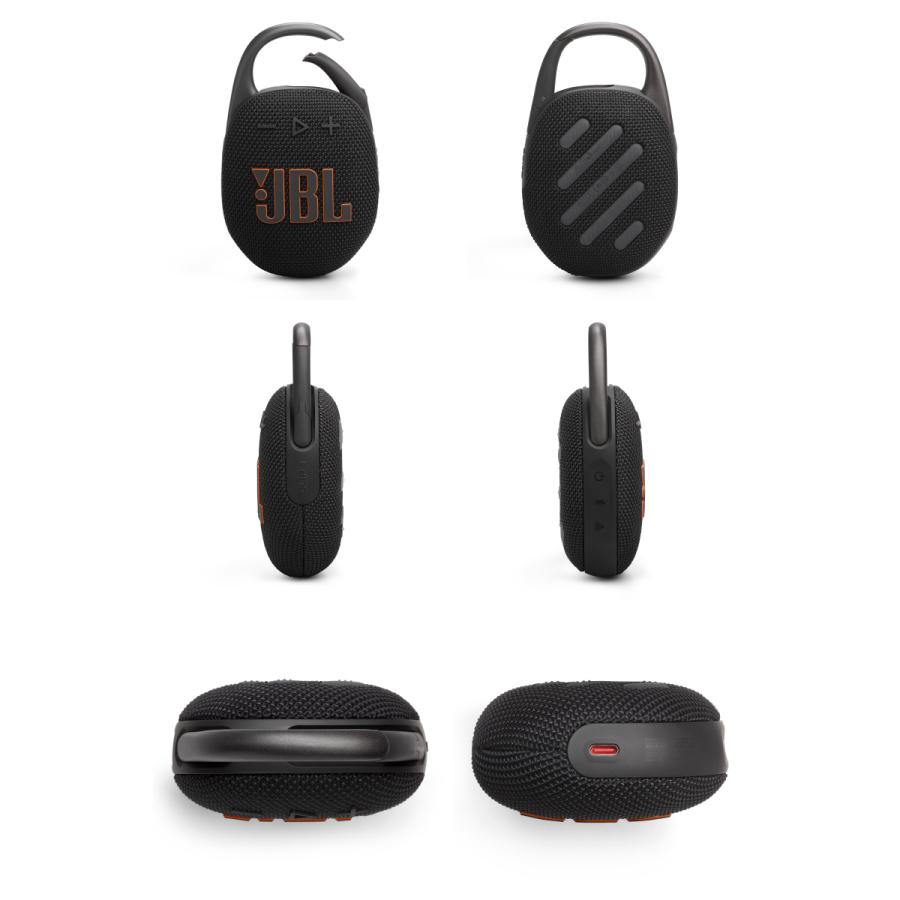 JBL CLIP 5 防水防塵 IP67 カラビナ付き ワイヤレス スピーカー Black