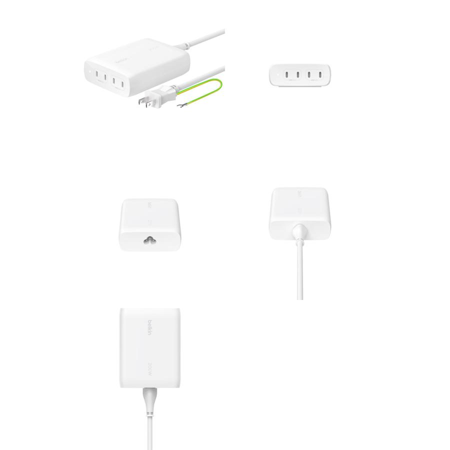 Belkin（ベルキン） BoostCharge Pro 200W USB Type-C 4ポート GaN PD