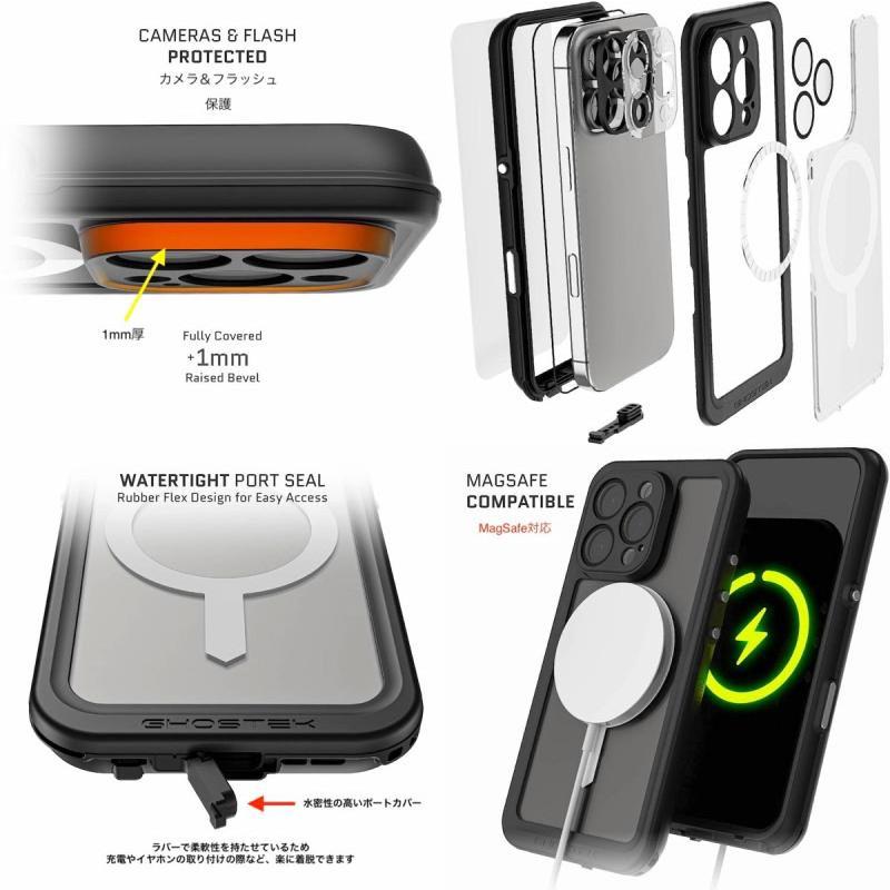 GHOSTEK ゴーステック iPhone 16 Pro Nautical Slim 防水 防雪