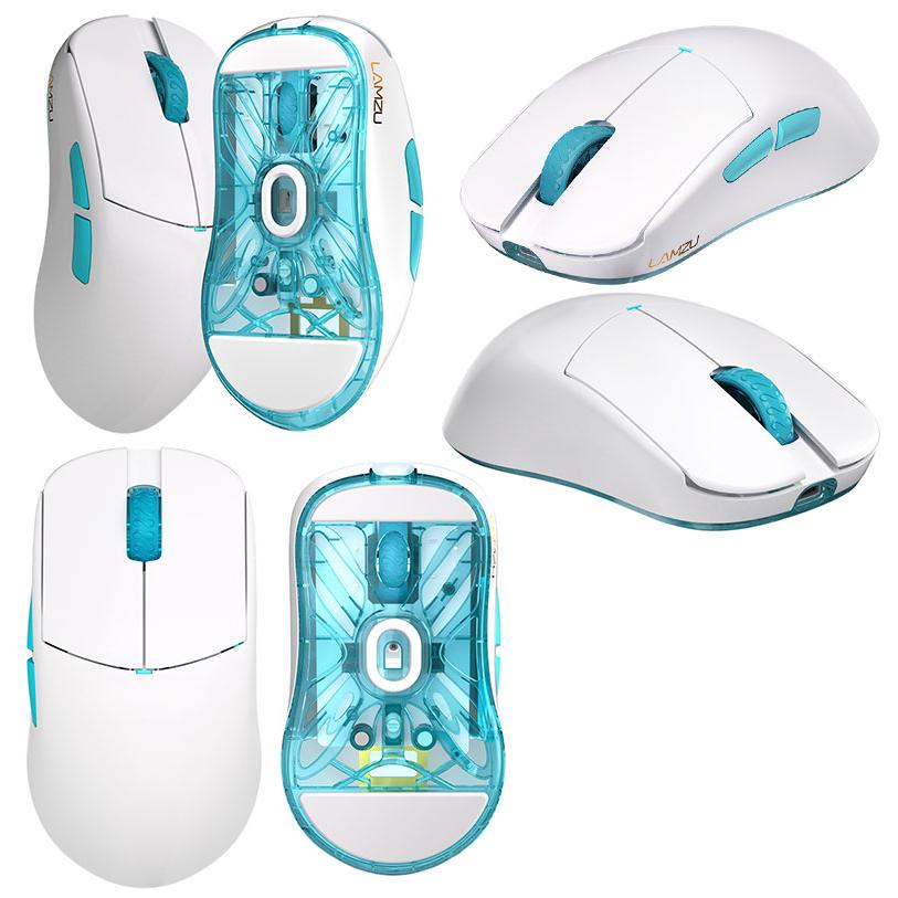 LAMZU LAMZU Atlantis Mini Pro ワイヤレスゲーミングマウス Polar