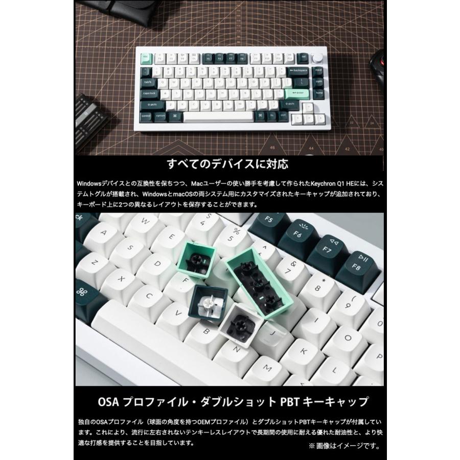 Keychron（キークロン） Keychron Q1 HE 日本語配列 マグネット