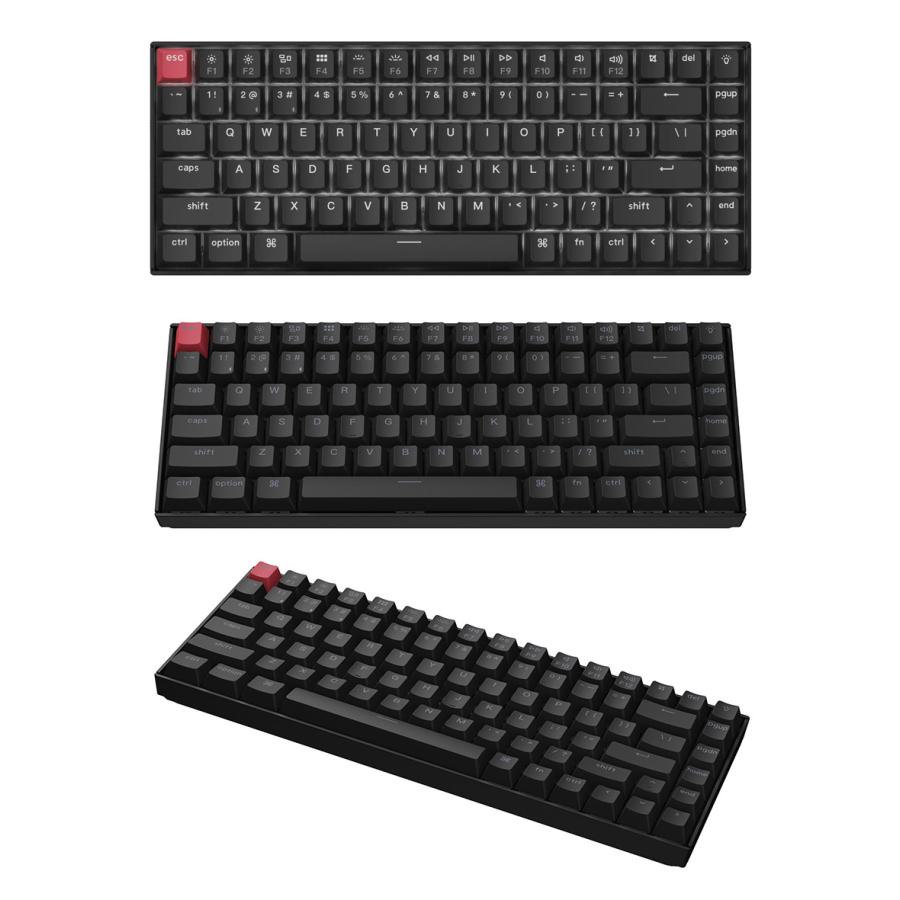 Keychron K2 Version 3 QMK Mac英語配列 Keychron Super スイッチ 赤軸 WHITE LEDライト メカニカルキーボード_9