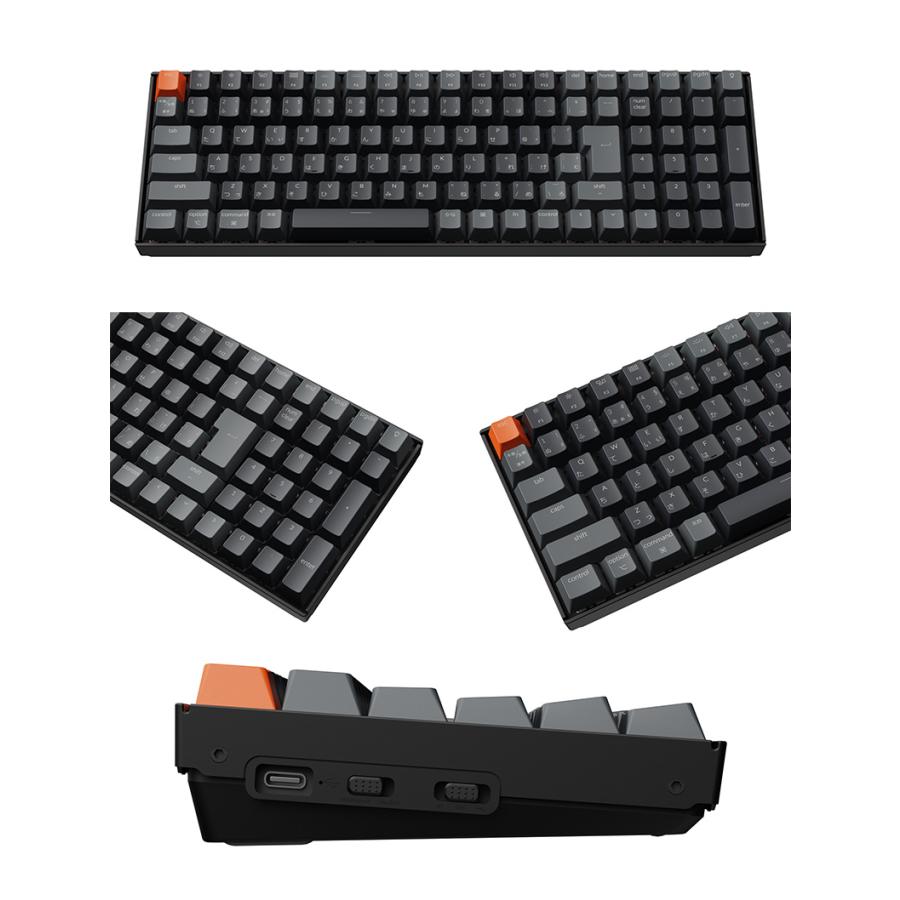 Keychron K4 Version 3 QMK 日本語配列 Superスイッチ 茶軸