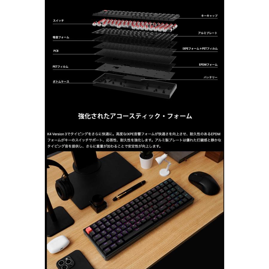 Keychron（キークロン） Keychron K4 Version 3 QMK 日本語配列