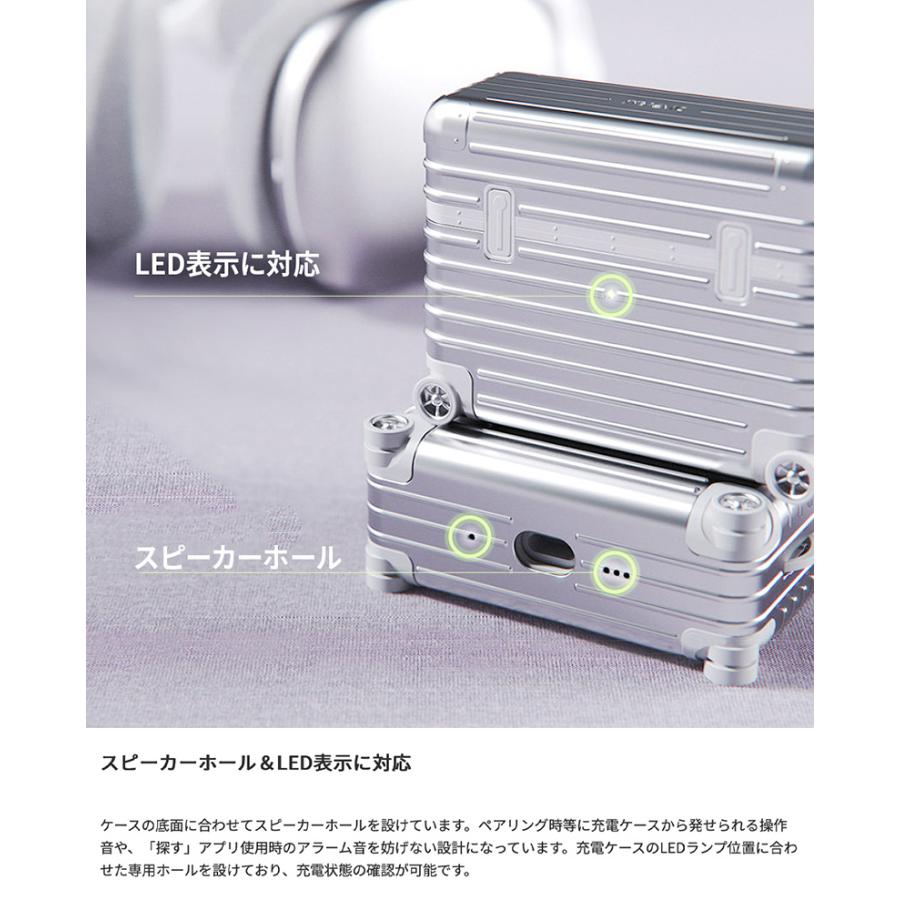 miak（ミアック） AirPods Pro 3 キャリーケース シルバー MA28159APP3