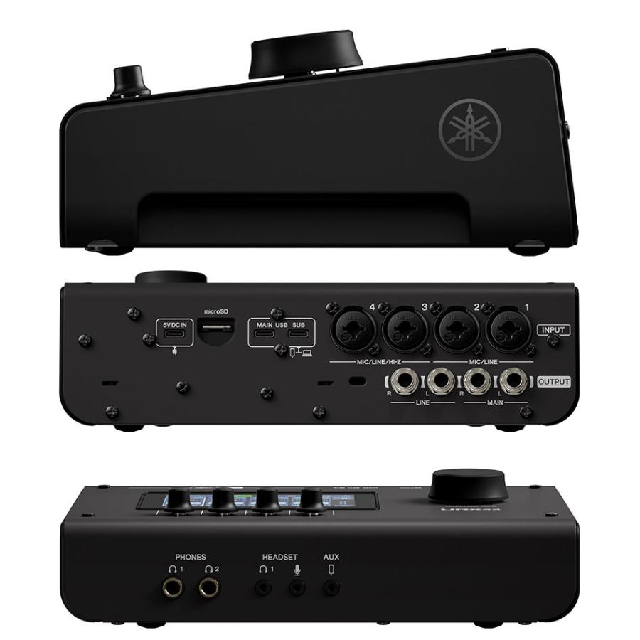 YAMAHA（ヤマハ） URX44 B オーディオインターフェース Black URX44B