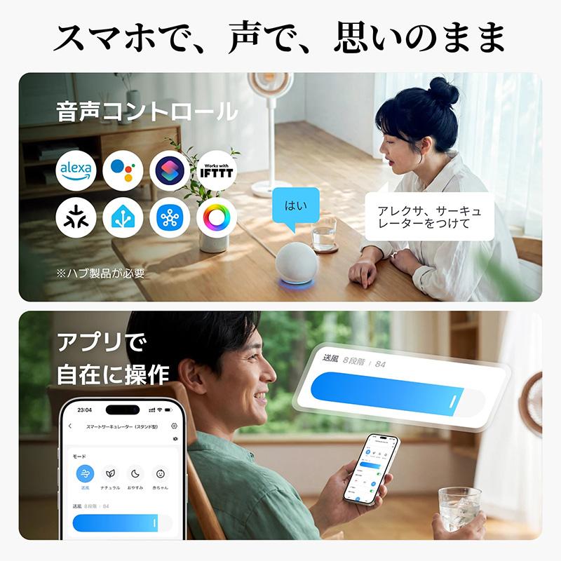 SwitchBot（スイッチボット） スマートサーキュレーター スタンド型