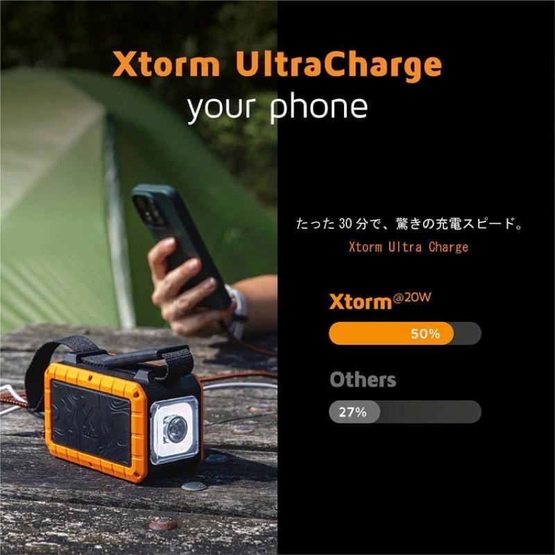 Xtorm エクストーム IP64準拠 フラッシュライト内蔵 40,000mAh超大容量 パワーバンク XR204_2