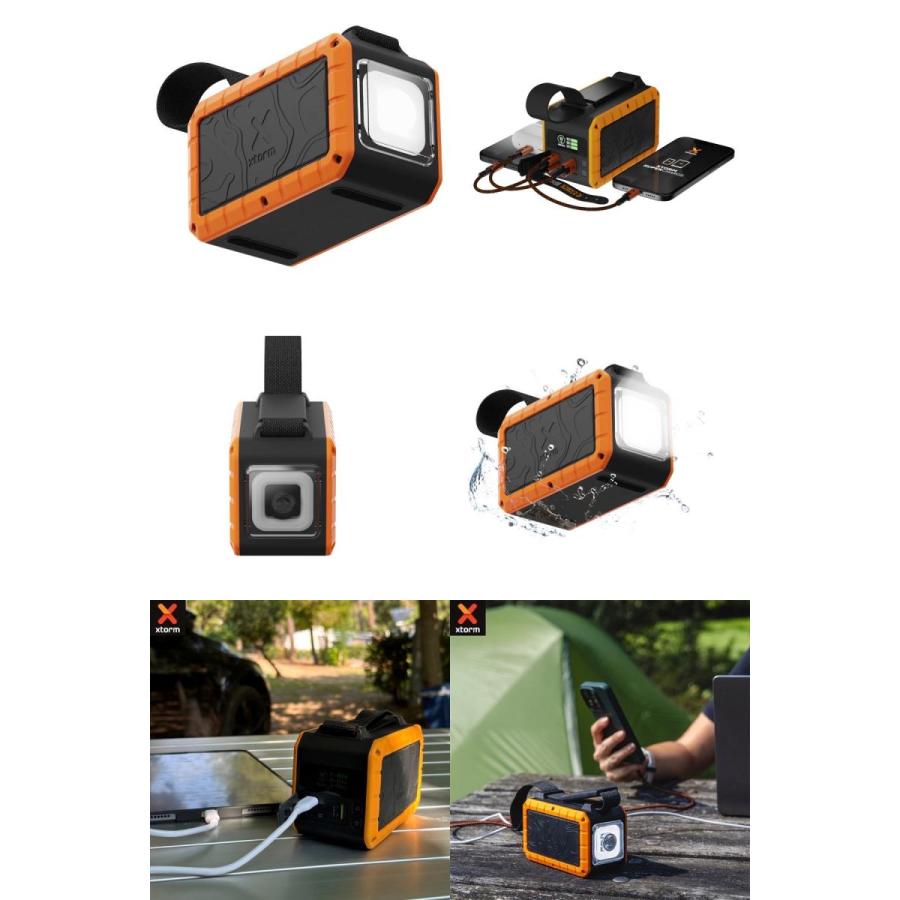 Xtorm エクストーム IP64準拠 フラッシュライト内蔵 40,000mAh超大容量 パワーバンク XR204_7