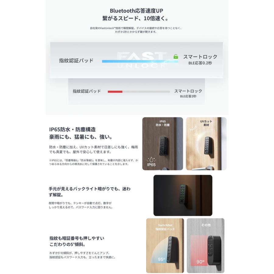 SwitchBot（スイッチボット） ダブルロックProセット シルバー