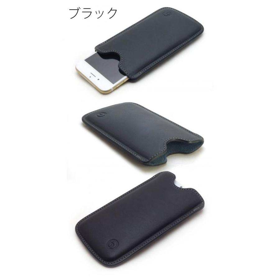 buzzhouse design iPhone SE 第3世代 / SE 第2世代 / 8 / 7 / 6s / 6 ハンドメイドレザーケース ラージタイプ グリーン | buzzhouse design | 02