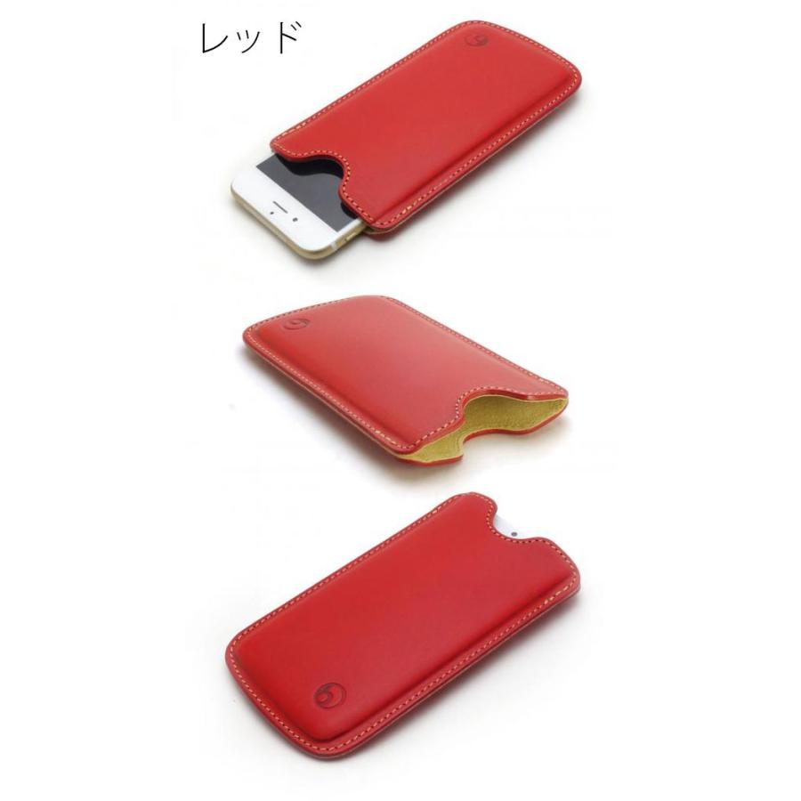 buzzhouse design iPhone SE 第3世代 / SE 第2世代 / 8 / 7 / 6s / 6 ハンドメイドレザーケース ラージタイプ グリーン | buzzhouse design | 03