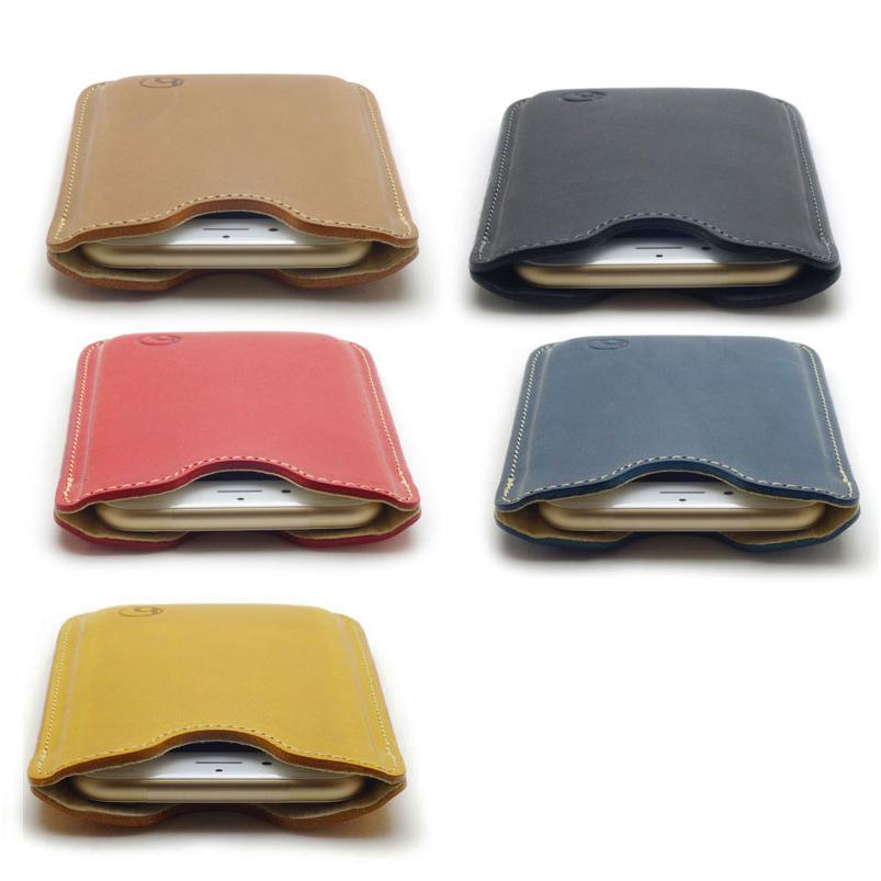 buzzhouse design iPhone SE 第3世代 / SE 第2世代 / 8 / 7 / 6s / 6 ハンドメイドレザーケース ワイルドイエロー | buzzhouse design | 02