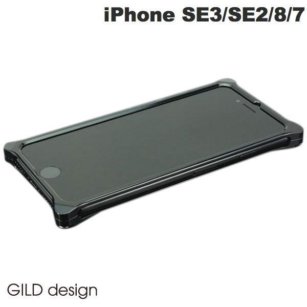 GILD design ギルドデザイン iPhone SE 第3世代 / SE 第2世代 / 8 / 7 ソリッドバンパー ポリッシュブラック GI-402PB | GILD design