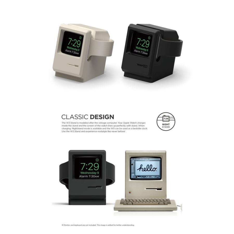 Apple Watch スタンド elago W3 Stand Macintosh Plus風デザイン for Apple Watch   エラゴ ネコポス不可｜ec-kitcut｜03