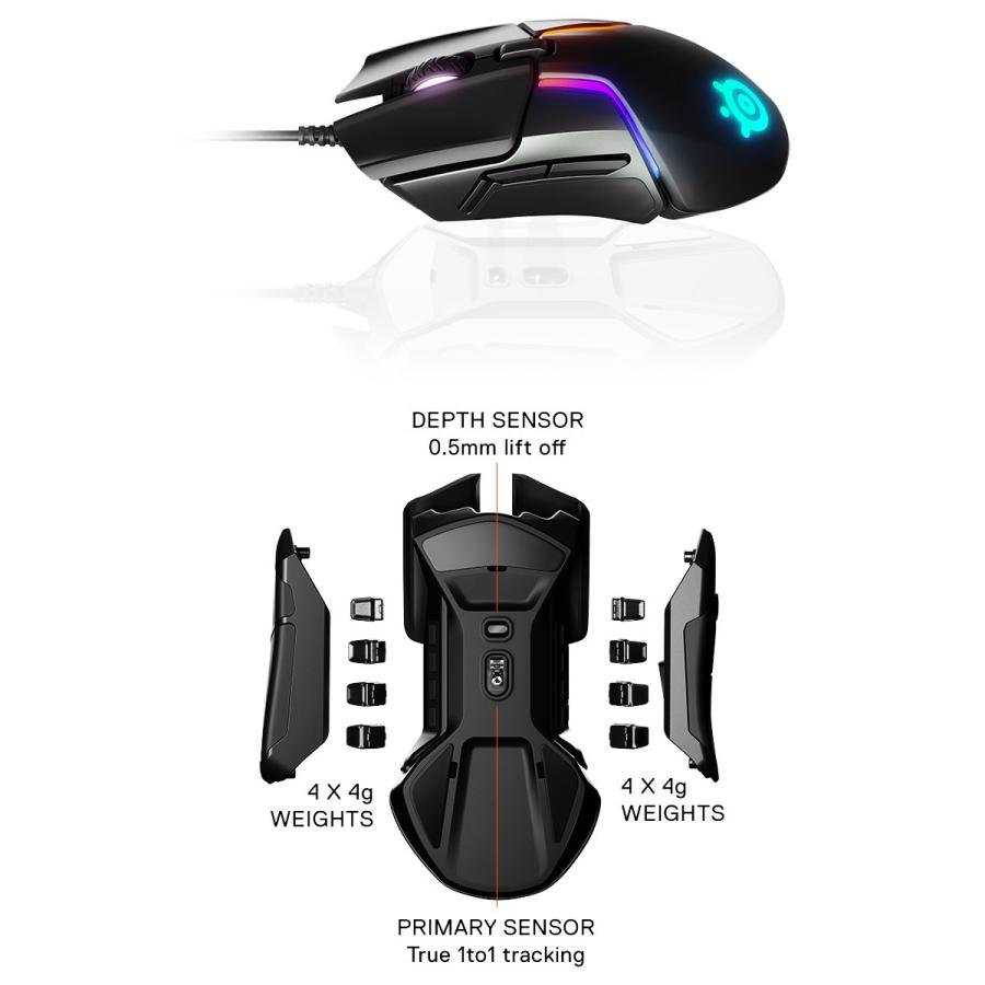 ゲーミングマウス Steelseries スティールシリーズ Rival 600 光学式 ゲーミングマウス ネコポス不可 キットカットヤフー店 通販 Yahoo ショッピング