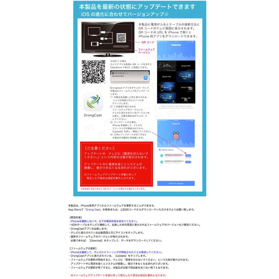 Lightning変換アダプタ Jtt Iphone Hdmiミラーリングケーブル ネコポス送料無料 キットカットヤフー店 通販 Yahoo ショッピング