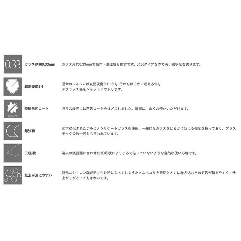 iPhone 11 / XR 保護フィルム Ray Out レイアウト iPhone 11 / XR ガラス 3D 9H 全面保護 光沢 ブラック 0.33mm RT-P18RFG/CB ネコポス送料無料｜ec-kitcut｜03