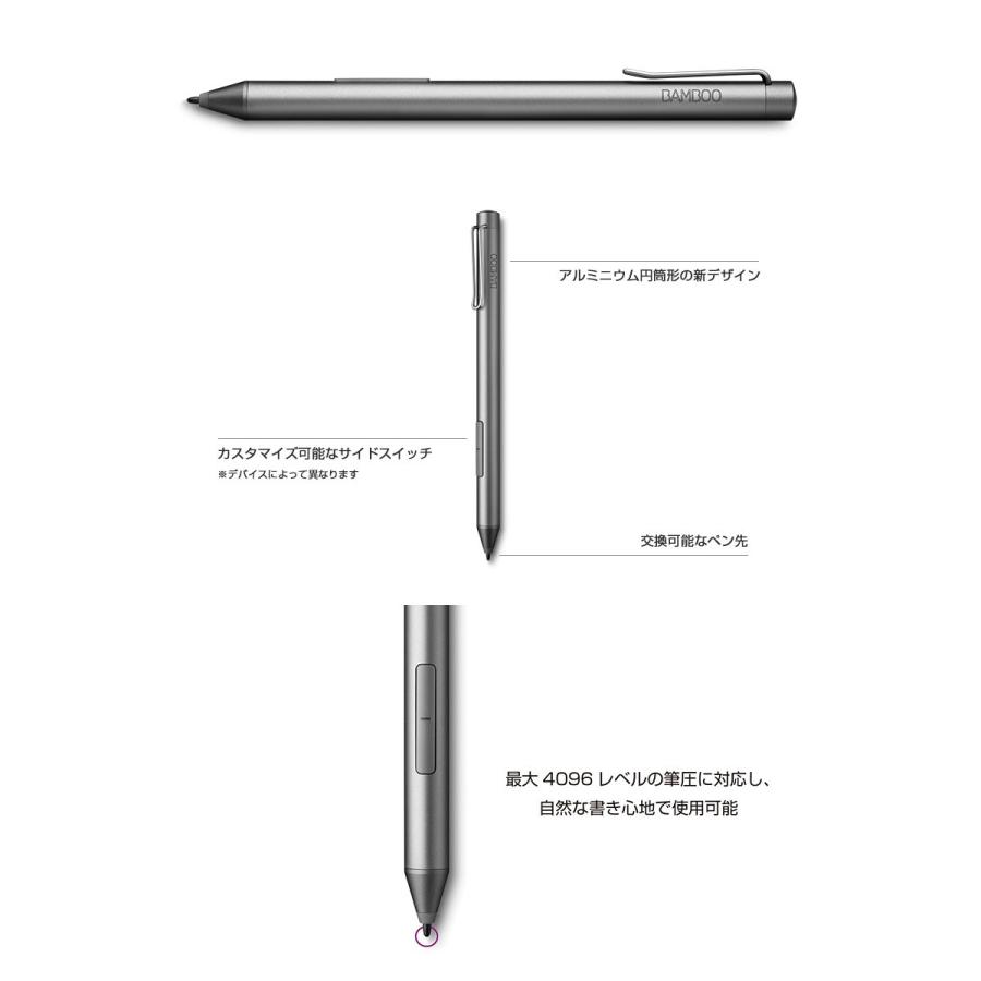 ペンタブレット Wacom ワコム Bamboo Ink Windows Ink スタイラスペン Cs323ag0c ネコポス不可 キットカットヤフー店 通販 Yahoo ショッピング