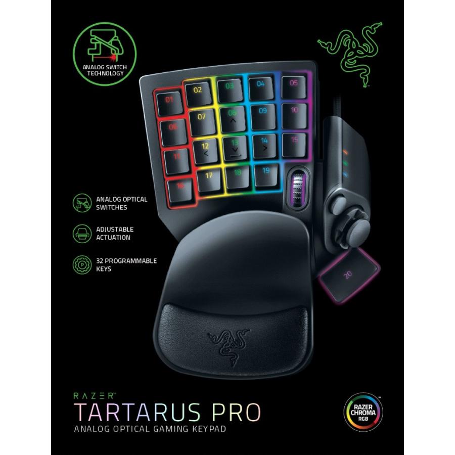 Razer Tartarus Pro アナログオプティカルスイッチ 左手用キー Razer Tartarus Pro アナログオプティカルスイッチ 左手用キー