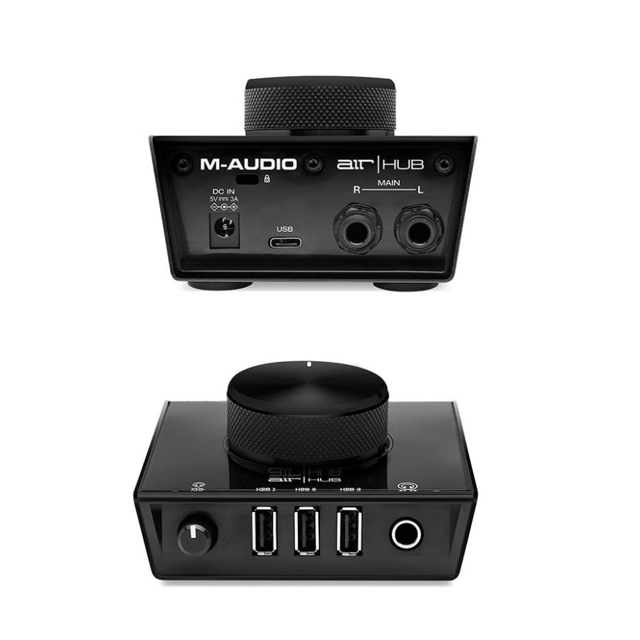 M-AUDIO エムオーディオ AIR Hub USBハブ搭載モニタリングインターフェイス MA-REC-016 ネコポス不可｜ec-kitcut｜02