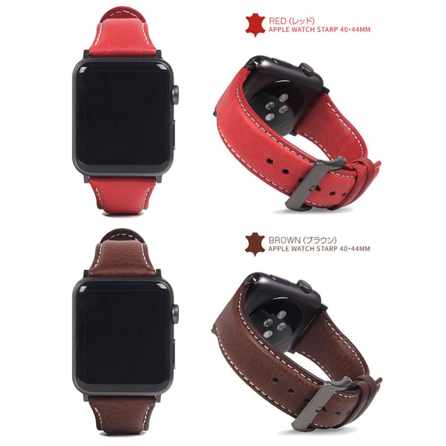 SLG Design エスエルジー デザイン Apple Watch 41 / 40 / 38mm Italian Minerva Box Leather ブラウン SD18396AW ネコポス不可｜ec-kitcut｜08