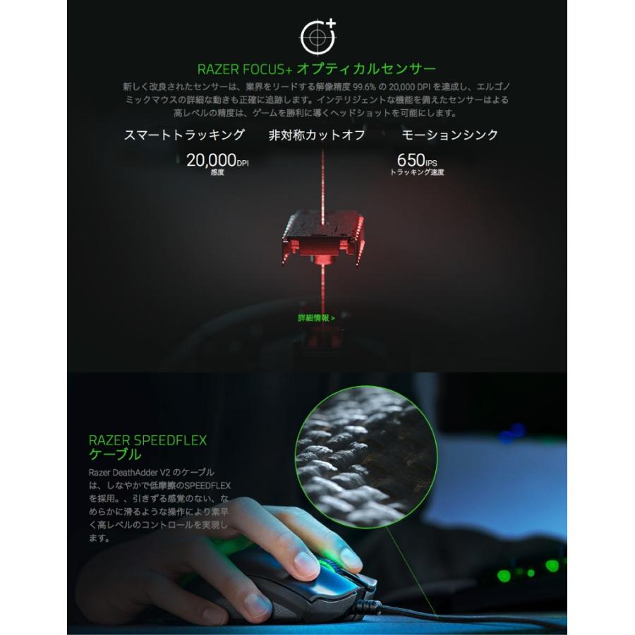 Razer レーザー Deathadder V2 有線 光学式 エルゴノミックデザイン ゲーミングマウス Rz01 R3m1 ネコポス不可 キットカットヤフー店 通販 Yahoo ショッピング