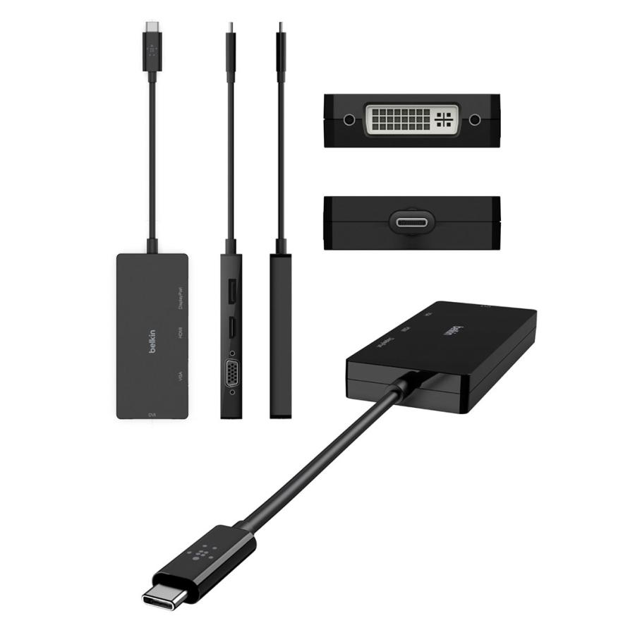 ドッキングステーション Belkin ベルキン Usb C To 映像変換アダプタ Hdmi Displayport Vga Dvi Avc003btbk ネコポス送料無料 キットカットヤフー店 通販 Yahoo ショッピング