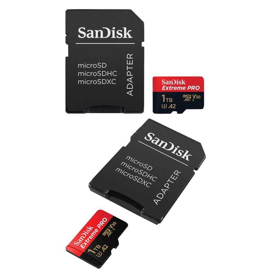 23648円 【限定品】 SanDisk サンディスク 1TB Extreme microSDXC A2 SDSQXA1-1T00-GN6MN SD変換アダプター