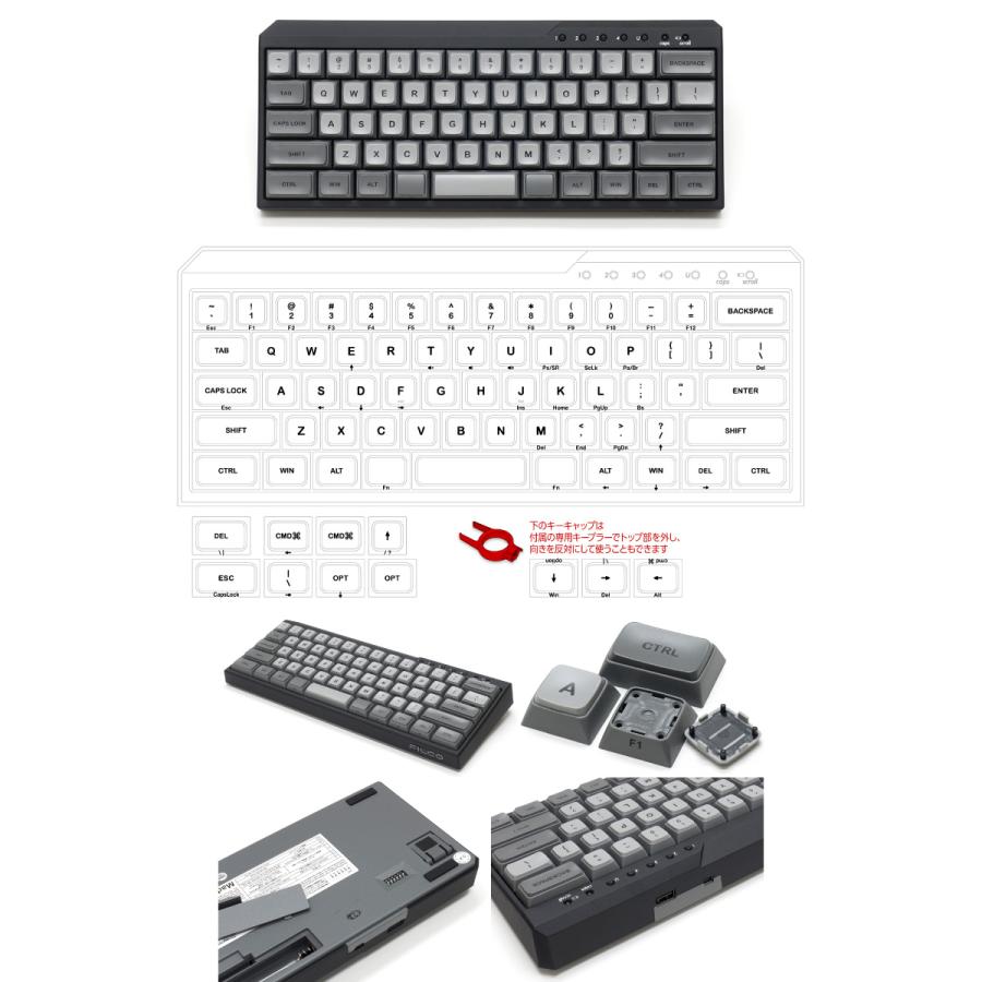 Majestouch FILCO フィルコ MINILA-R Convertible CHERRY MX 赤軸 英語