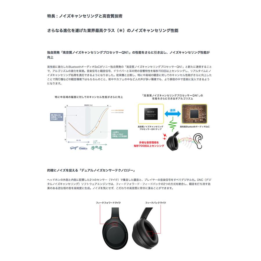 SONY ワイヤレス ヘッドホン WH-1000XM4 ノイズキャンセリング SONY ワイヤレス ヘッドホン WH-1000XM4 ノイズキャンセリング
