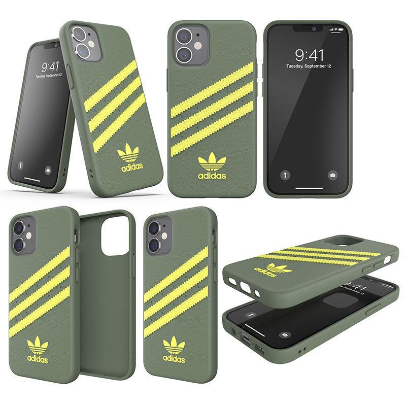 iPhone 12 mini ケース adidas アディダス iPhone 12 mini OR SAMBA FW20 Wild Pine / Acid Yellow 42253 EX7915 ネコポス送料無料｜ec-kitcut｜02