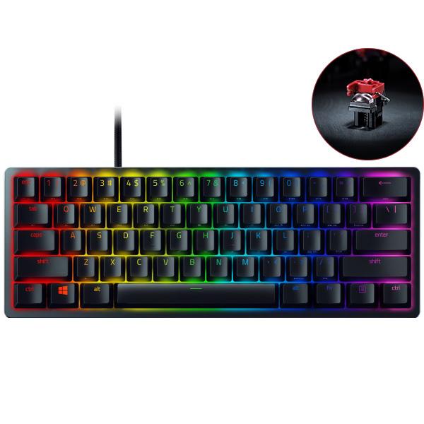 Razer レーザー Huntsman Mini 英語配列 静音リニアオプティカルスイッチ ゲーミング ミニキーボード Black RZ03-03390200-R3M1 | Razer
