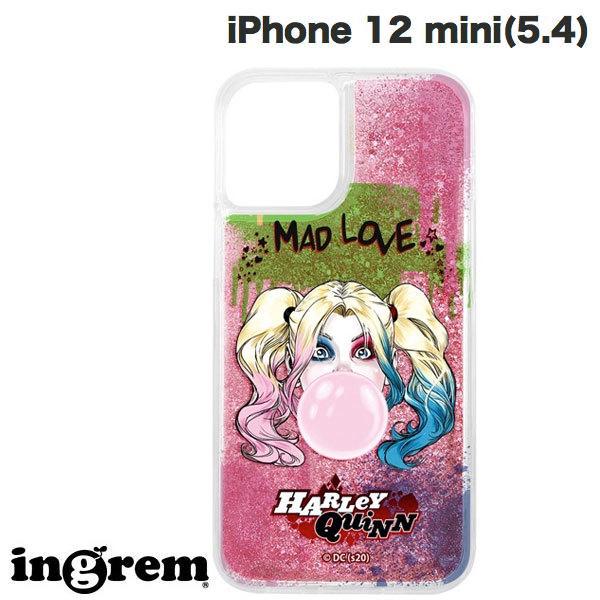 iPhone 12 mini ケース ingrem イングレム iPhone 12 mini バットマン ラメ グリッターケース ハーレー・クイン IJ-WP26LG1P/BM003 ネコポス送料無料｜ec-kitcut