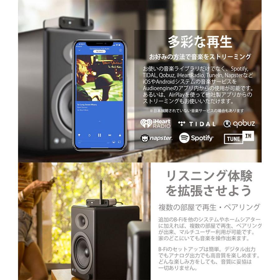 Audioengine オーディオエンジン B-Fi マルチルーム・WiFiミュージック 
