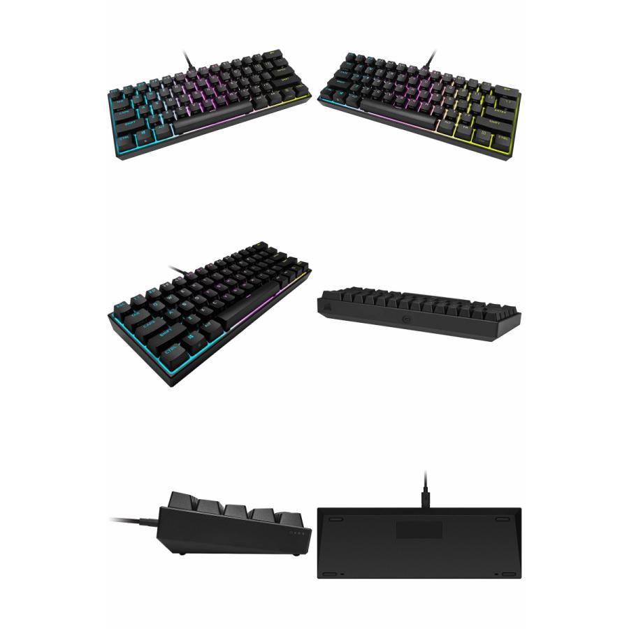 キーボード Corsair コルセア K65 RGB MINI 英語配列 テンキーレス